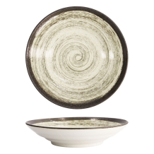 Black/White Asashio Deep Plate at g-HoReCa (picture 1 of 6)