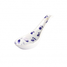 TDS, Kawaii Blue Maneko Spoon, 13.8x4.8cm - Item No. - 21672