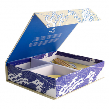 TDS, Kawaii Hokusai Sushi Teller Geschenkset, 4 mit Essstäbchen, Art.-Nr. 21679