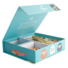 Tokyo Design Studio Sushi-Set Kawaii Japan Blau/Weiß, 6-tlg., Porzellan