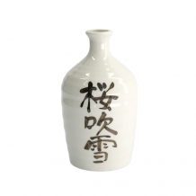 TDS, Sake Bottle Deco, 20cm, White (Sakura Fubuki) , Item no. 21762