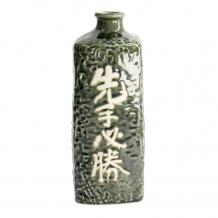 TDS, Sake Bottle Deco, 21cm, Green (Sente Hissho), Item no. 21764