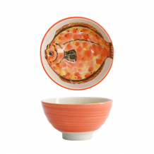 TDS, Rice Bowl, Seafood, Ø 11.2 x 6.2 cm, 300 ml, Sole, Red - Item No. 21967