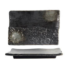 TDS, Teller, Schwarz, 21x14,5x2,5cm, Art.-Nr. 21998
