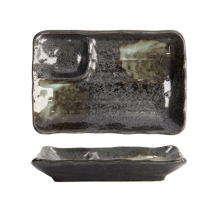 TDS, Divided Plate, Schwarz, 17x11x2,5cm, Art.-Nr. 21999