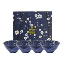 TDS, 4 Schales Set, Blue Sakura, Ø 13.3 cm, Art.-Nr. 22021