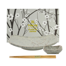 TDS, Sushi Set, Grey Soshun, 3tlg, Art.-Nr. 22030