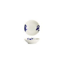 Tokyo Design Studio Sauce Bowl Kawaii Penguin White/Blue, Porcelain, Ø 9 × 2.7 cm