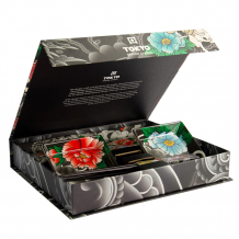 TDS, Sushi Set, Giftset, Kawaii Yakuza Carp, 4 pcs with chopsticks, Item No. 22154