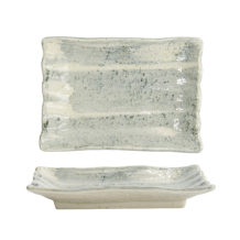 TDS, Teller, Hellblau/Weiß, 15,5x11x2,5cm - Art Nr. 22232