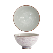 TDS, Rice Bowl, Kawaii, Luster Phoenix, Purple, Ø 11.5 x 6 cm, 300ml - Item No. 22254