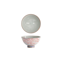 Tokyo Design Studio Reisschale Kawaii Luster Phoenix Rot, Porzellan, Ø 11,5 × 6 cm, 300 ml