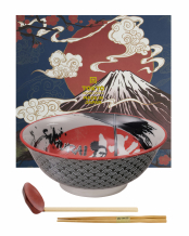TDS, Ramen Bowl in Gift Box, Mixed Bowls Senshi, Ø 20,3 x 8 cm (1000 ml), Item No. 22532