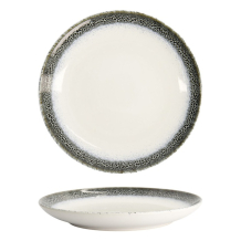 Tokyo Design Studio Dessert Plate Monte Negro Blue/White, Stoneware, Ø 21 × 2.5 cm