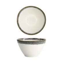 Tokyo Design Studio Reisschale Monte Negro Weiß/Blau, Steinzeug, 14,5 × 12 × 8,5 cm, 375 ml