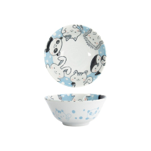 Tokyo Design Studio Tayo-Schale Kawaii Animal Blau, Porzellan, Ø 15,2 × 6,7 cm, 500 ml