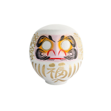 TDS, Daruma, Dekoration, Weiß, Ø 9 cm - Art Nr: 33038