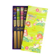 TDS, Chopstick Set, Spring Green, 5 pair, Item No. 33081