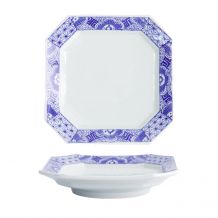 TDS, Plate, Blue, 14.5 x 14.5 cm, Item No. 33151