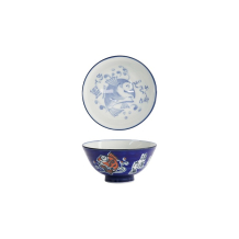 Tokyo Design Studio Bowl Kawaii Snapper Blue, Porcelain, Ø 11.5 × 6 cm, 300 ml