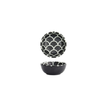 Tokyo Design Studio Sauce Bowl Onyx Noir Mermaid Black, Porcelain, Ø 9 × 3 cm, 100 ml