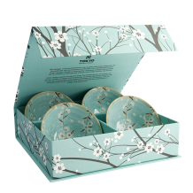 TDS, Bowl Giftset, Sakura, Light Blue, 4 pcs, Ø 13 x 6 cm 350 ml, Item No. 33221