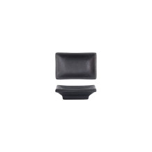 Tokyo Design Studio Sauce Bowl Yuzu Black, Porcelain, 10 × 6 × 2.3 cm