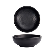 TDS, Salad-Bowl, Melamine Iwate Black, Ø16.4x5.8cm 700ml, Item No. 33281