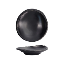 Tokyo Design Studio Plate Iwate Black, Melamine, Ø 18.5 × 4.5 cm