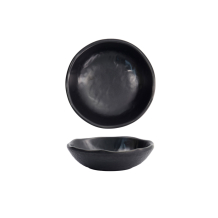 TDS, Sauce Bowl, Melamine Iwate Black, Ø 8.2x2.3cm 50ml, Item No. 33283