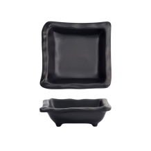 TDS, Sauce Bowl, Melamine Iwate Black, 9x8.5x2.5cm 80ml, Item No. 33285