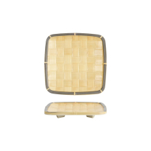 Tokyo Design Studio Square Plate, Bamboo, 15.2 × 15.2 × 2 cm