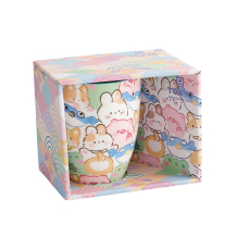 TDS, Mug, Kawaii Animals, W/ Giftbox, Ø8.5x10.2cm, 380 ml, Item No. 33356