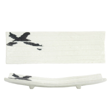 TDS, Rechteckige Teller, Mino Craft, Weiß, 31x10,2x4,5cm, Arkl No. 33372