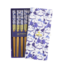 TDS, Chopstick Gift Set, Lucky Cat , 5 pair, Item No. 33522
