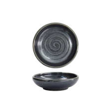 TDS, Saucenschale, Tetsu Kessho, Schwarz, Ø 8x2,4cm - Art Nr. 33556