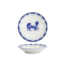 TDS, Saucenschale, Crab, Blau/Weiß, Ø 9x2 cm - Art Nr. 33558