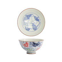 TDS, Rice Bowl, Kawaii Origami Crane, Ø 11.5x6cm 300ml, Item No. 33590
