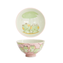 TDS, Rice Bowl, Kawaii Frog, Ø 11.4x6.2cm 300ml, Item No. 33596