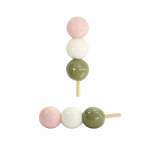 TDS, Kawaii Chopsticks Rest, 3colors Dango, 5x1.5x1.5cm, Item No. 33647
