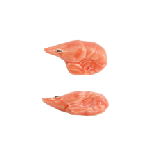 TDS, Kawaii Chopstick Rest, Shrimp, 4.7x2.7x1.3cm, Item No. 33657