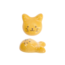 TDS, Kawaii Chopstick Rest, Cat Bun, 3.5x3.7x1.4cm, Item No. 33679