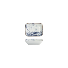 Tokyo Design Studio Saucenschale Hokusai Choku Weiß/Blau, Porzellan, 9,6 cm