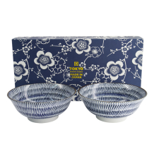TDS, Ramen Bowl Gift Set, Kanna, 2 pcs., Ø 19x7.5cm 1100ml, Item No. 33980