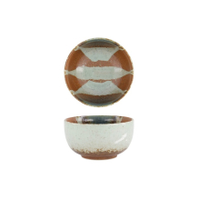 Tokyo Design Studio Bowl Suisho Aka-cha Brown, Porcelain, Ø 13 × 7 cm, 550 ml