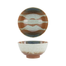 TDS, Suisho Tayo Schale, Aka-cha, Ø17x9cm 900ml, Braun, Art.-Nr. 34254
