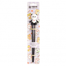 TDS, Kids-Chopsticks , Kitchenware, 22 cm, Panda, Black - Item No. 4624