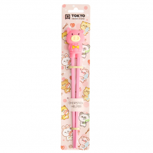 TDS, Kids-Chopsticks, Kitchenware, 22 cm, Pig, Pink - Item No. 4651