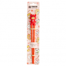 TDS, Kids-Chopsticks, Kitchenware, 22 cm, Pig, Pink - Item No. 4656