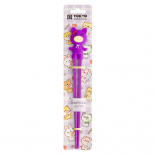 TDS, Kids-Chopsticks, Kitchenware, 22 cm, Pig, Purple - Item No. 4657